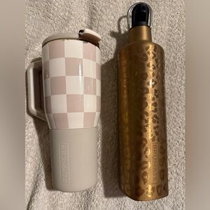 BrüMate Checkered Muv 35oz, Leopard Rehydration Bottle, &Black classic Era set